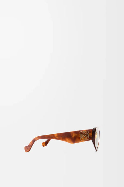 Butterfly Screen Sonnenbrille Klein Geflammtes Havana