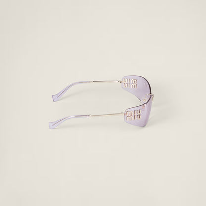 Aube Sonnenbrille Hellrosa Gläser