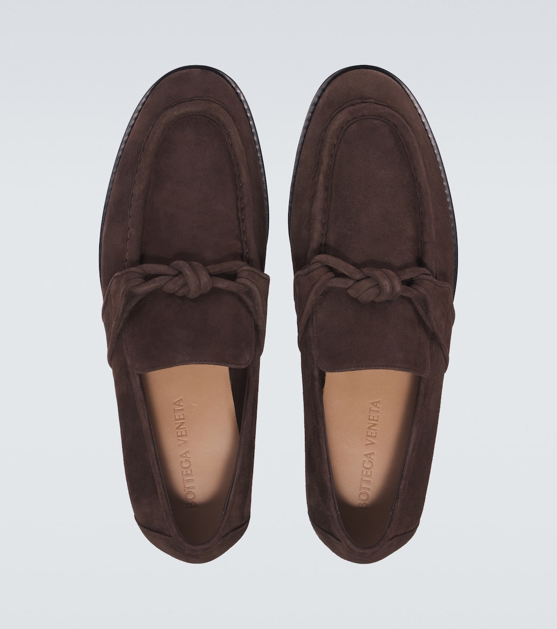 Astaire Knot Loafer aus Suede Braun