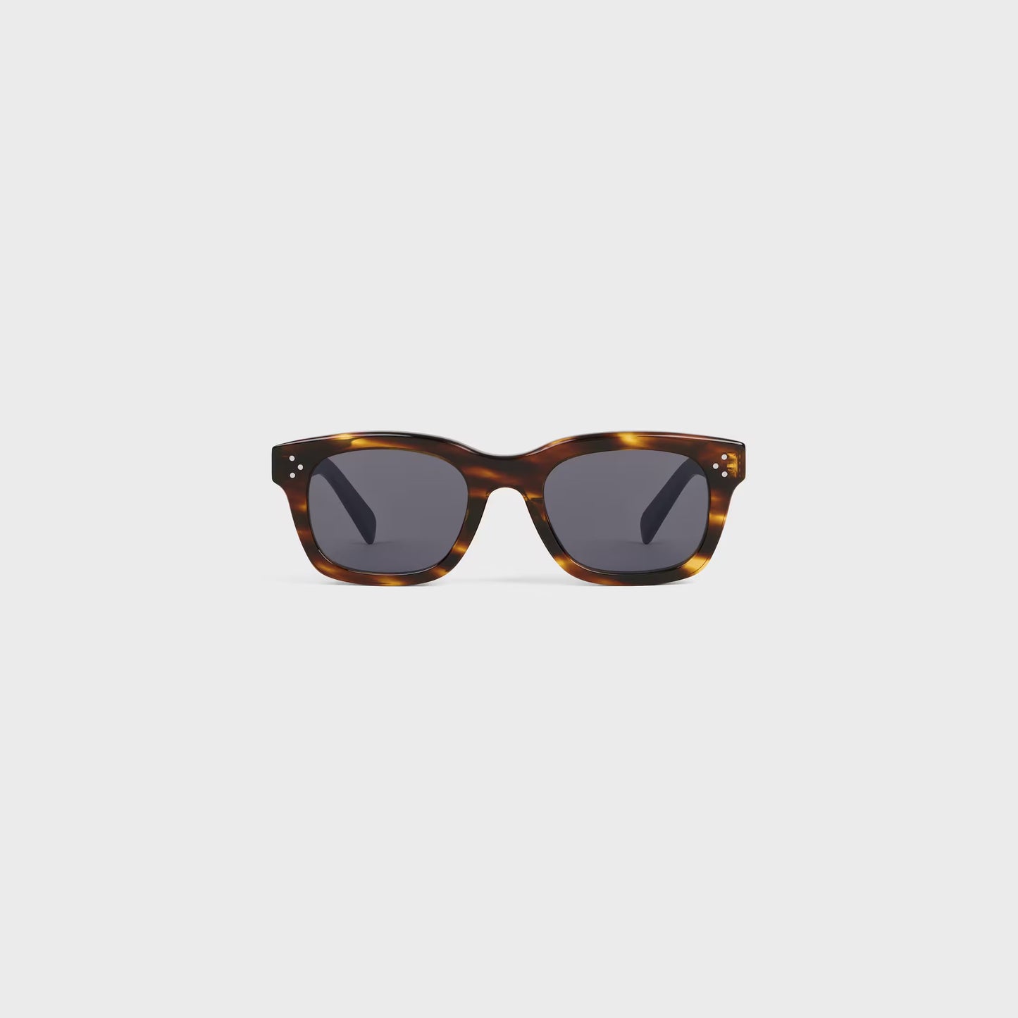 Black Frame 41 Sonnenbrille aus Acetat in gestreiftem Havanna