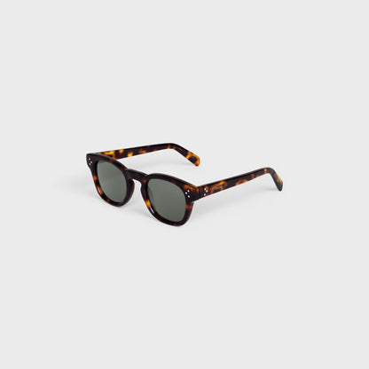 Black Frame 42 Sonnenbrille aus Acetat in Dunkel-Havanna