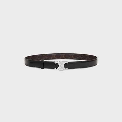 Triomphe Schnalle & Wendegürtel 25 mm Schwarz für Damen
