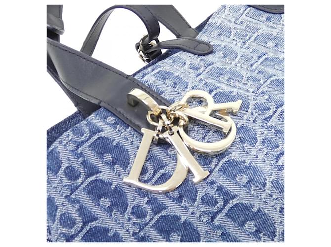 Toujours Oblique Medium Denim Bag
