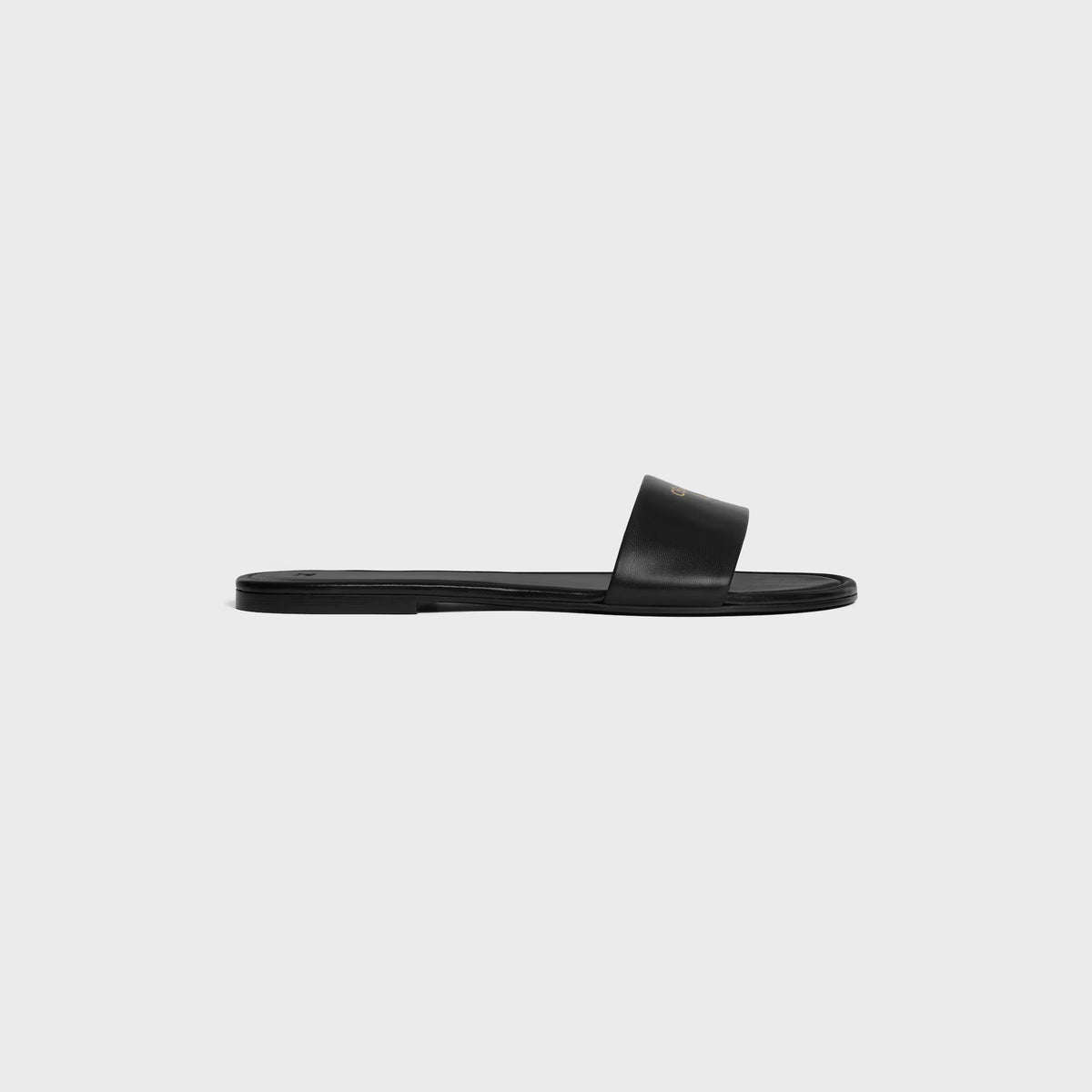 Coast casual mules in black lambskin