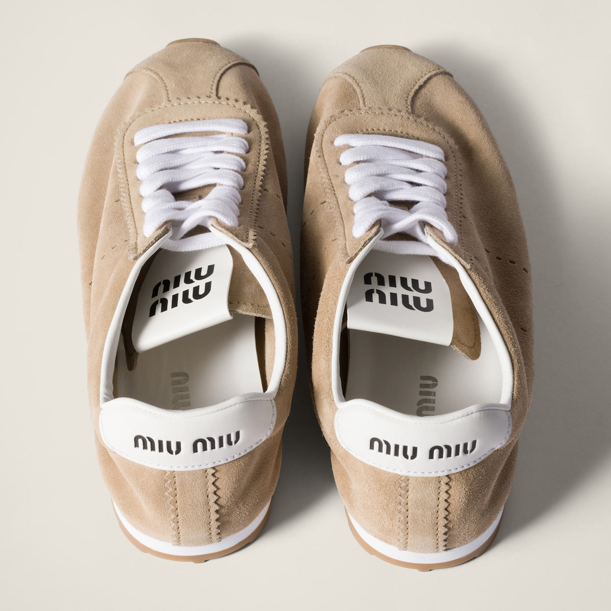 Sneakers Plume aus Wildleder in Desert