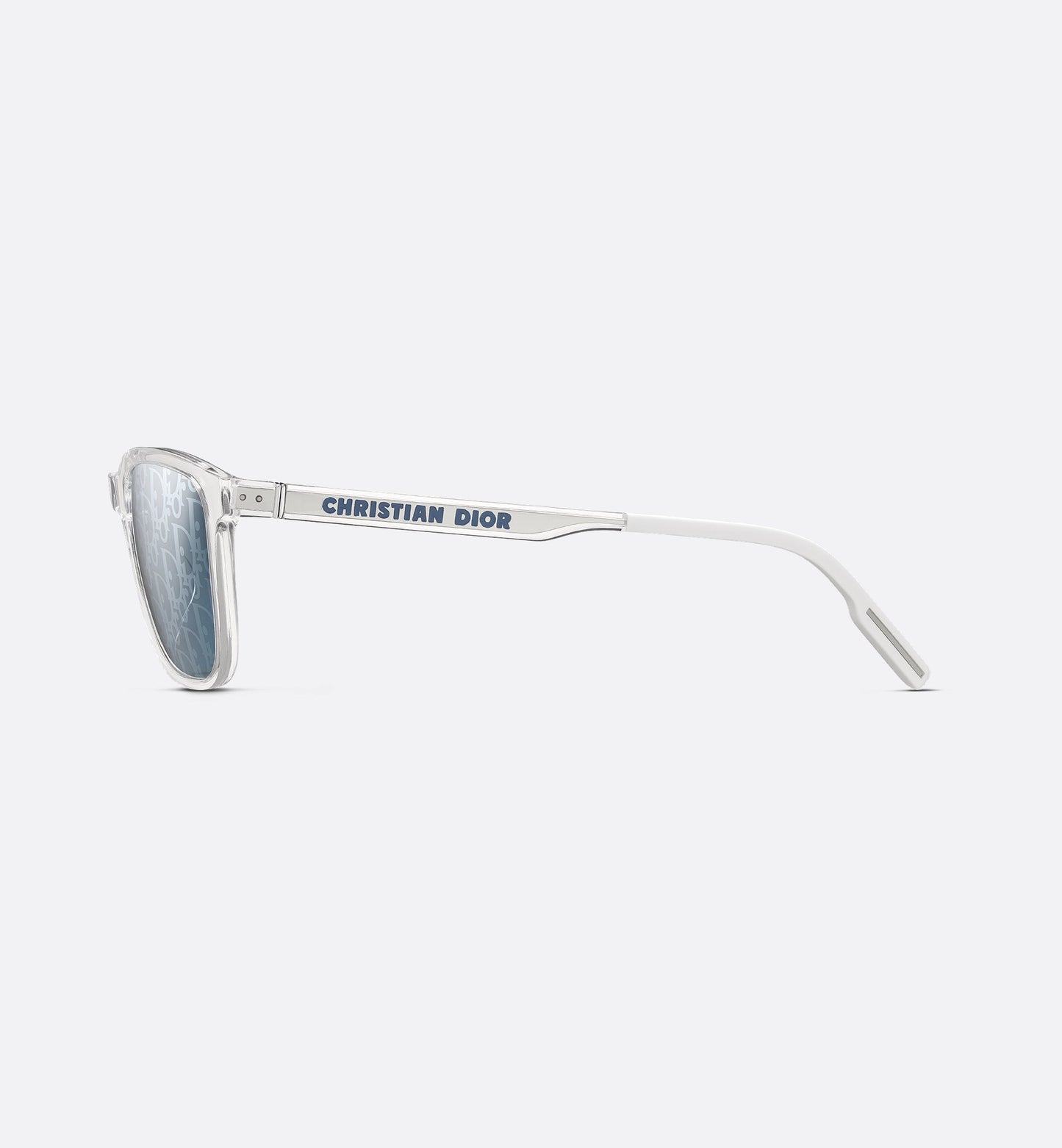 Rectangular sunglasses Tag SU Crystal-Tone Men's