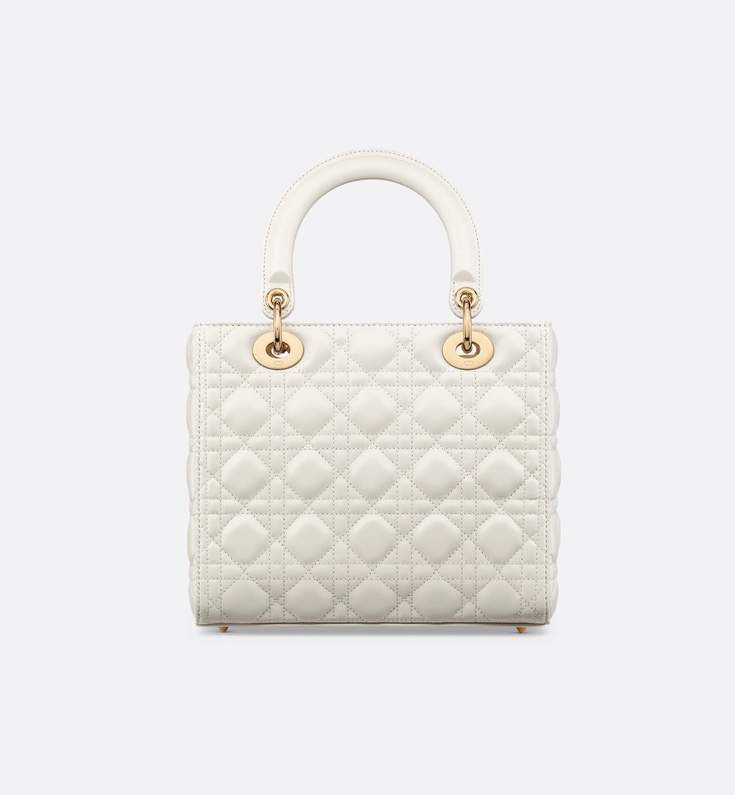 Medium Lady Dior Bag White