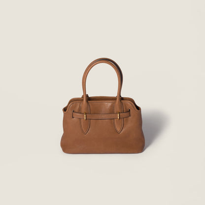 Aventure Tasche aus Nappaleder in Eiche