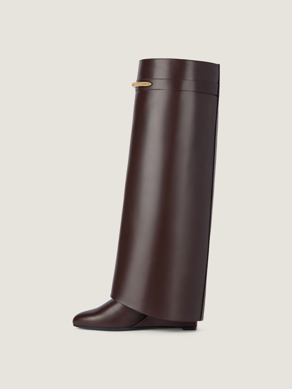 Stiefel Shark aus Leder in Ebenholzbraun