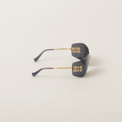 Sonnenbrille Aube mit schieferfarbenen Gläsern große Ausführung