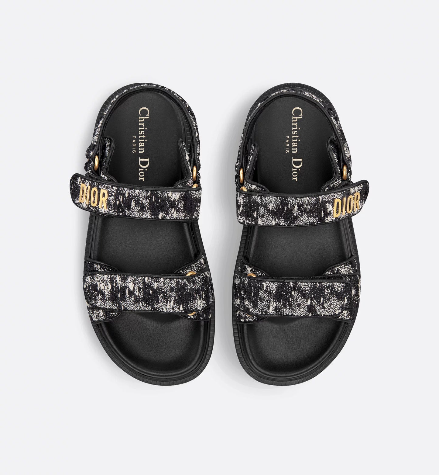 Act Sandalen Schwarz/Weiß