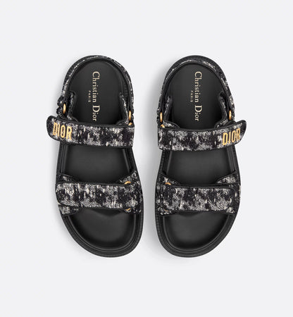 Act Sandalen Schwarz/Weiß