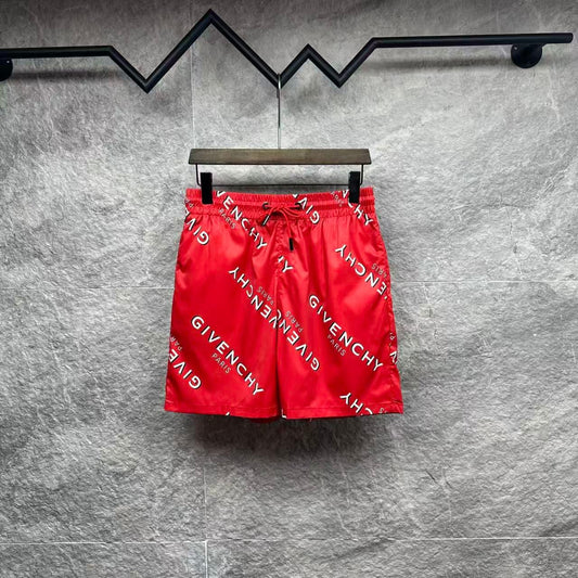 Badehose mit Allover-Logo-Print
