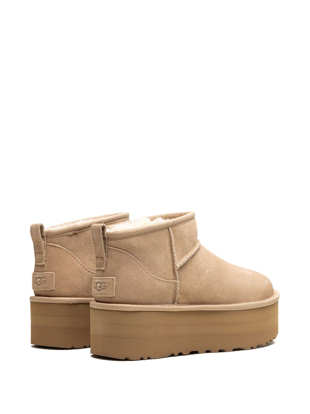 Classic Ultra Mini Plateau „Sand“ Stiefeletten