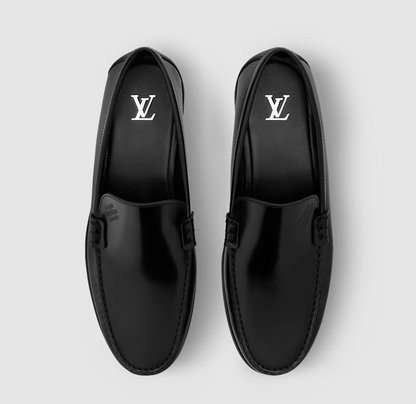 Major Loafer aus Leder Schwarz