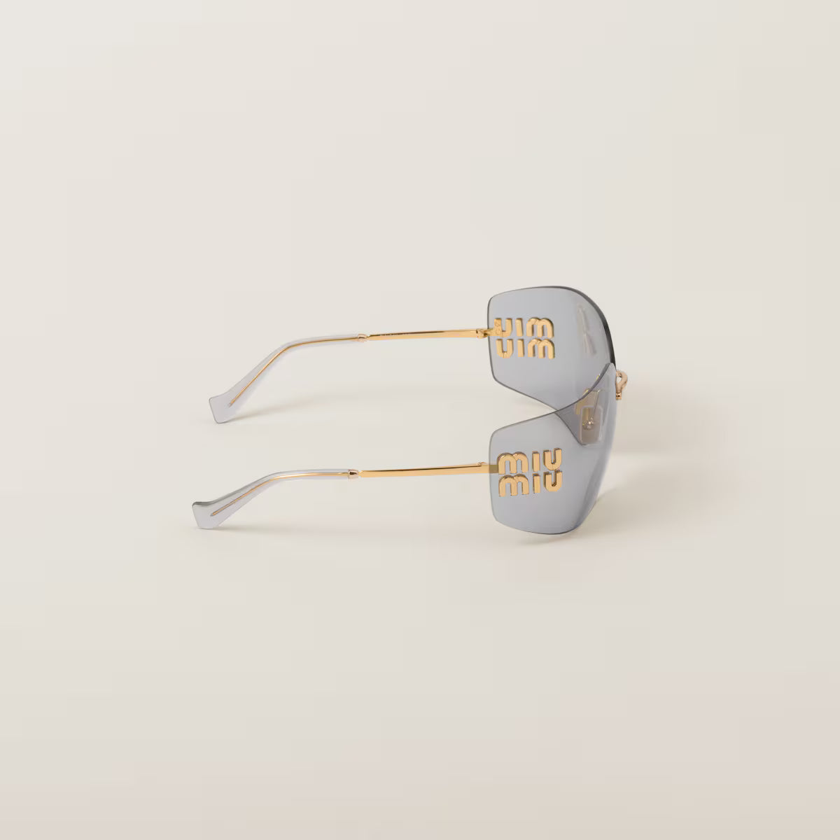 Sonnenbrille Aube mit Hellgraue Gläser große Ausführung