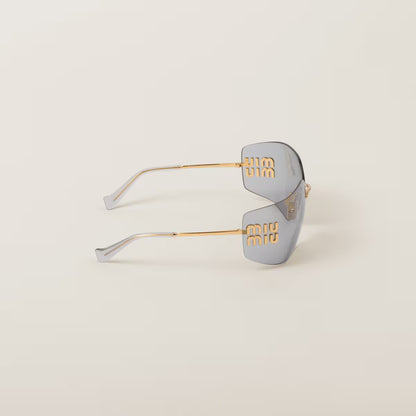 Sonnenbrille Aube mit Hellgraue Gläser große Ausführung