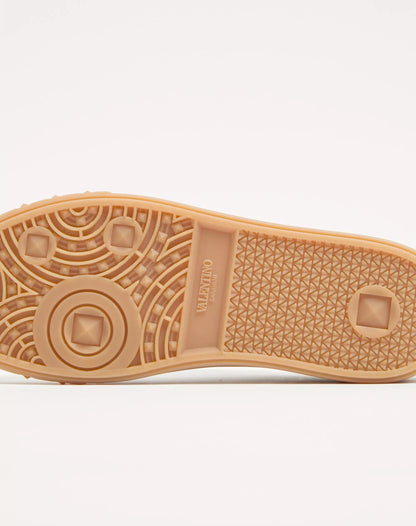 Low-Top Sneaker Upvillage aus perforiertem Nappa Weiß