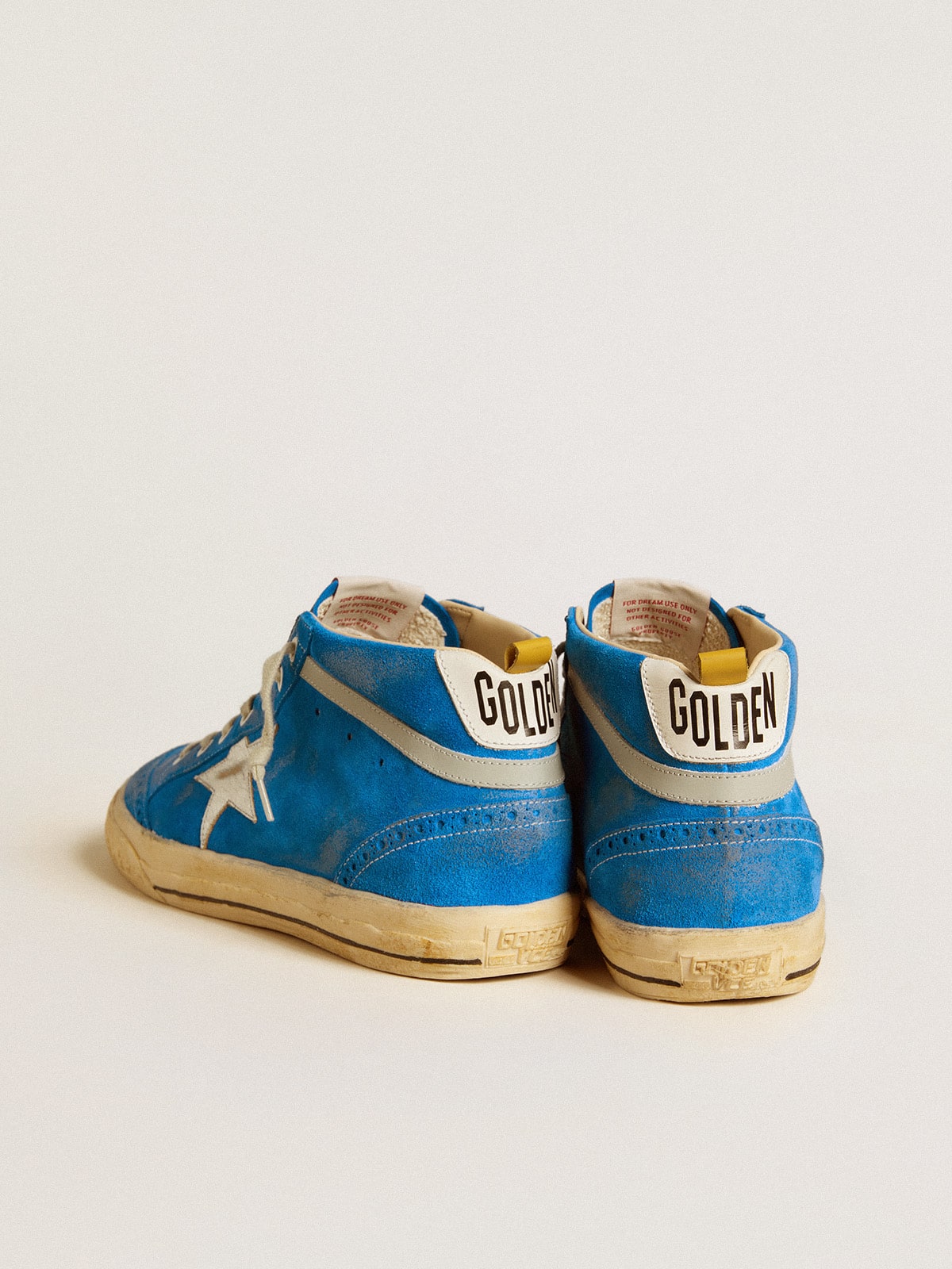 Mid Star aus Rauleder mit Stern aus beschichtetem Leder und Lederferse