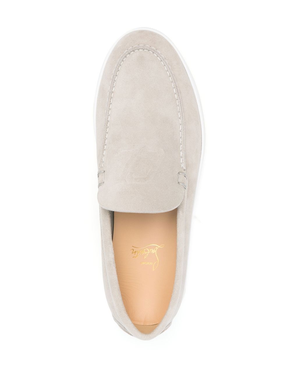 Varsiboat Bootsschuhe aus Veloursleder beige