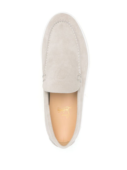 Varsiboat Bootsschuhe aus Veloursleder beige