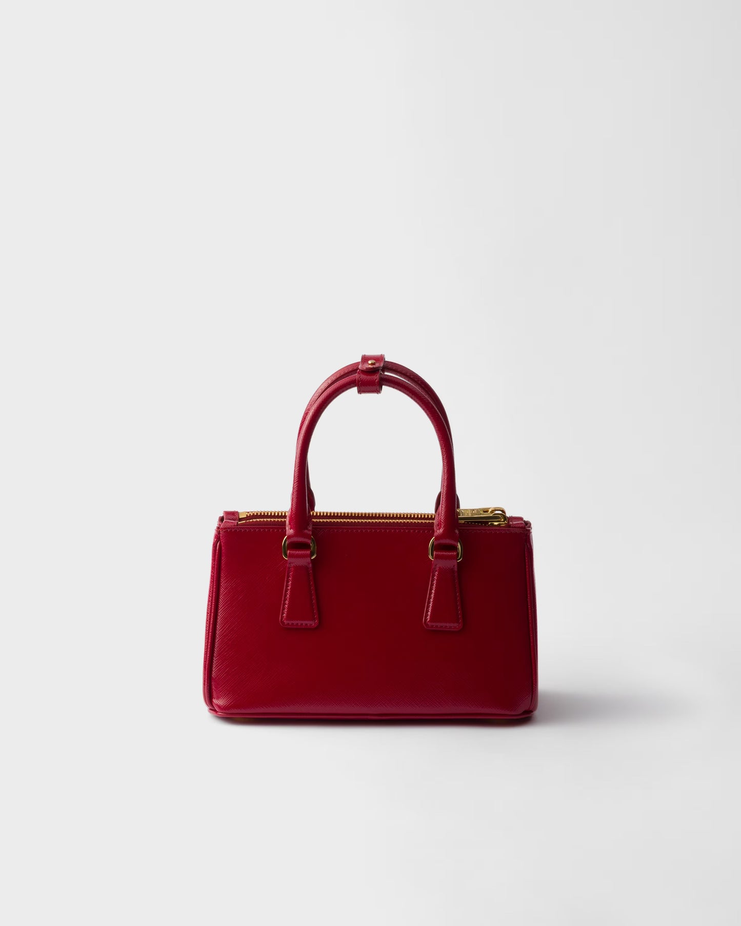 Kirschrot Galleria Mini Bag aus Saffiano-Leder
