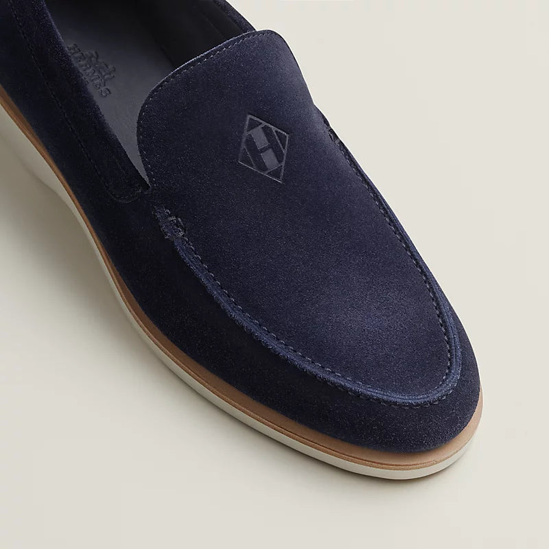 Low Loafer Dunkelblau Wildleder