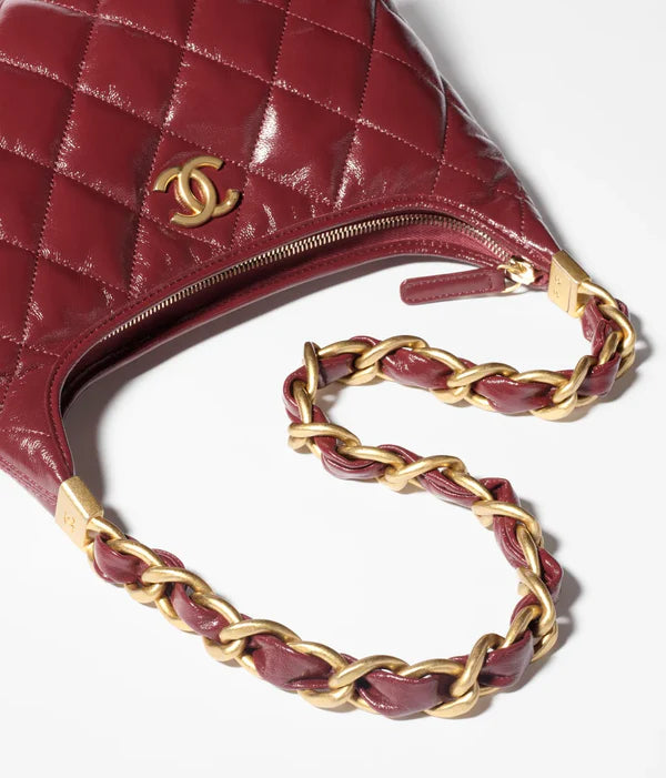 Hobo bag burgundy