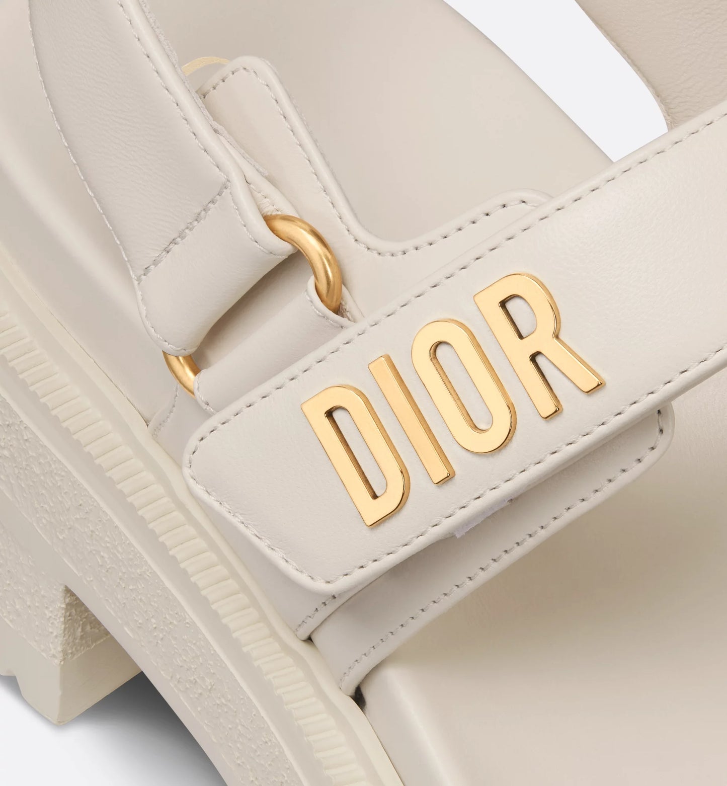 Act Plateau-Sandalen Weiß