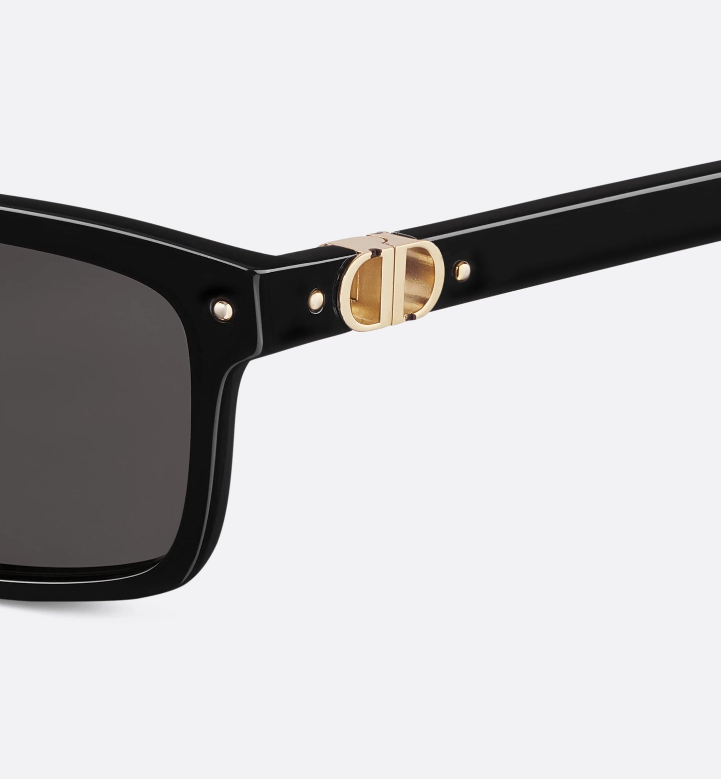 Rectangular Sunglasses Petit CD S1I Black Women's