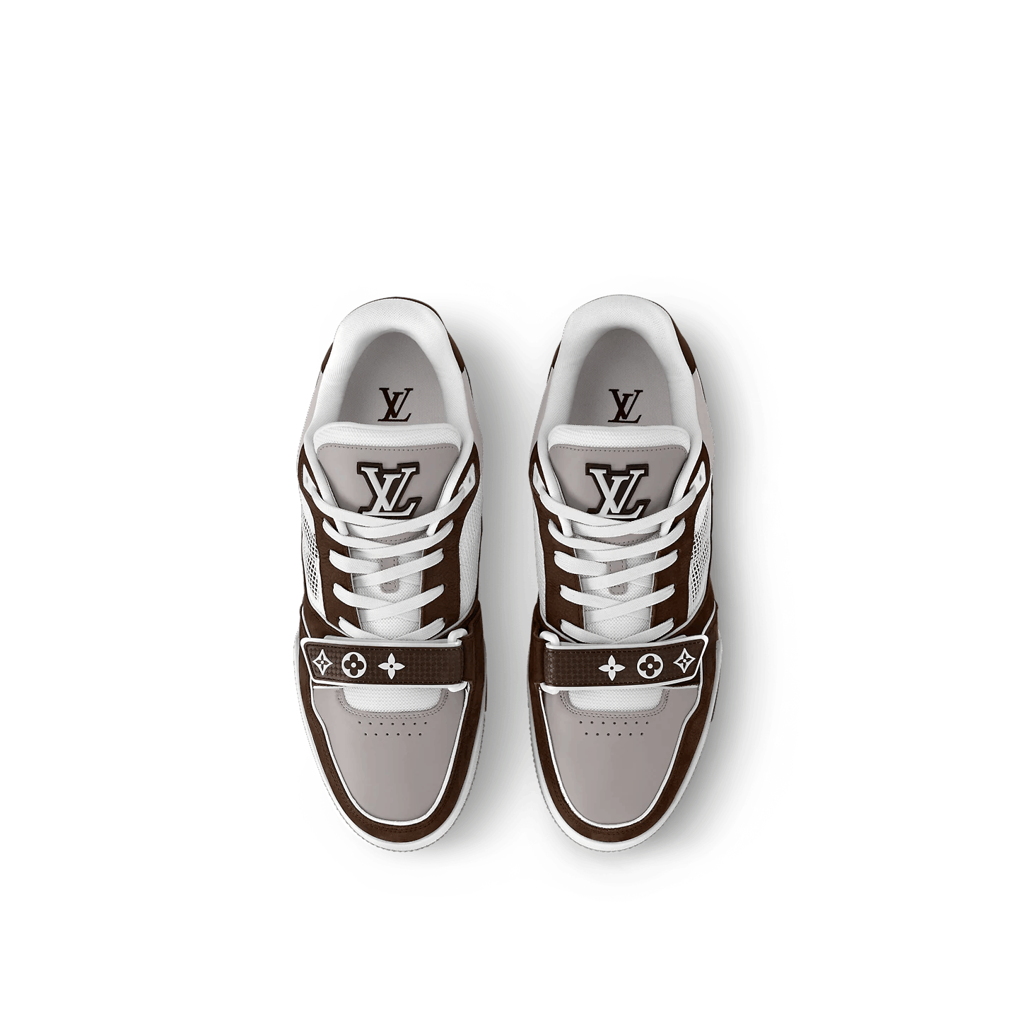 Sneaker Trainer Monogram Denim Mokka