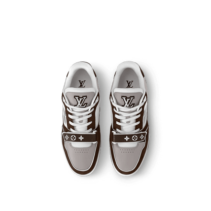 Sneaker Trainer Monogram Denim Mokka