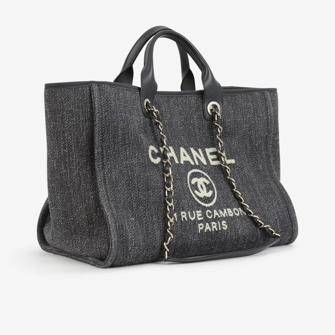 Deauville Large aus marineblauem Denim