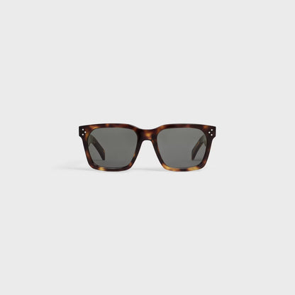 Black Frame 45 Sonnenbrille aus Acetat in Karamell-Havanna