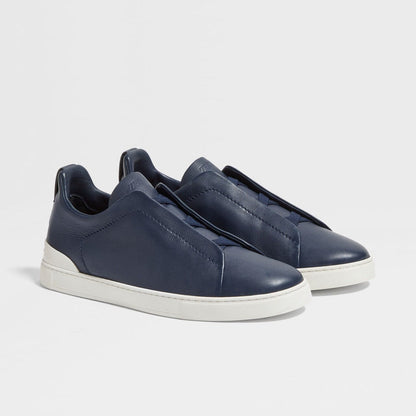 Blue/White Triple Stitch SECONDSKIN Sneakers