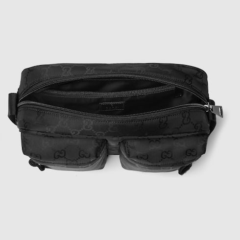 Gucci Nexus small nylon black shoulder bag