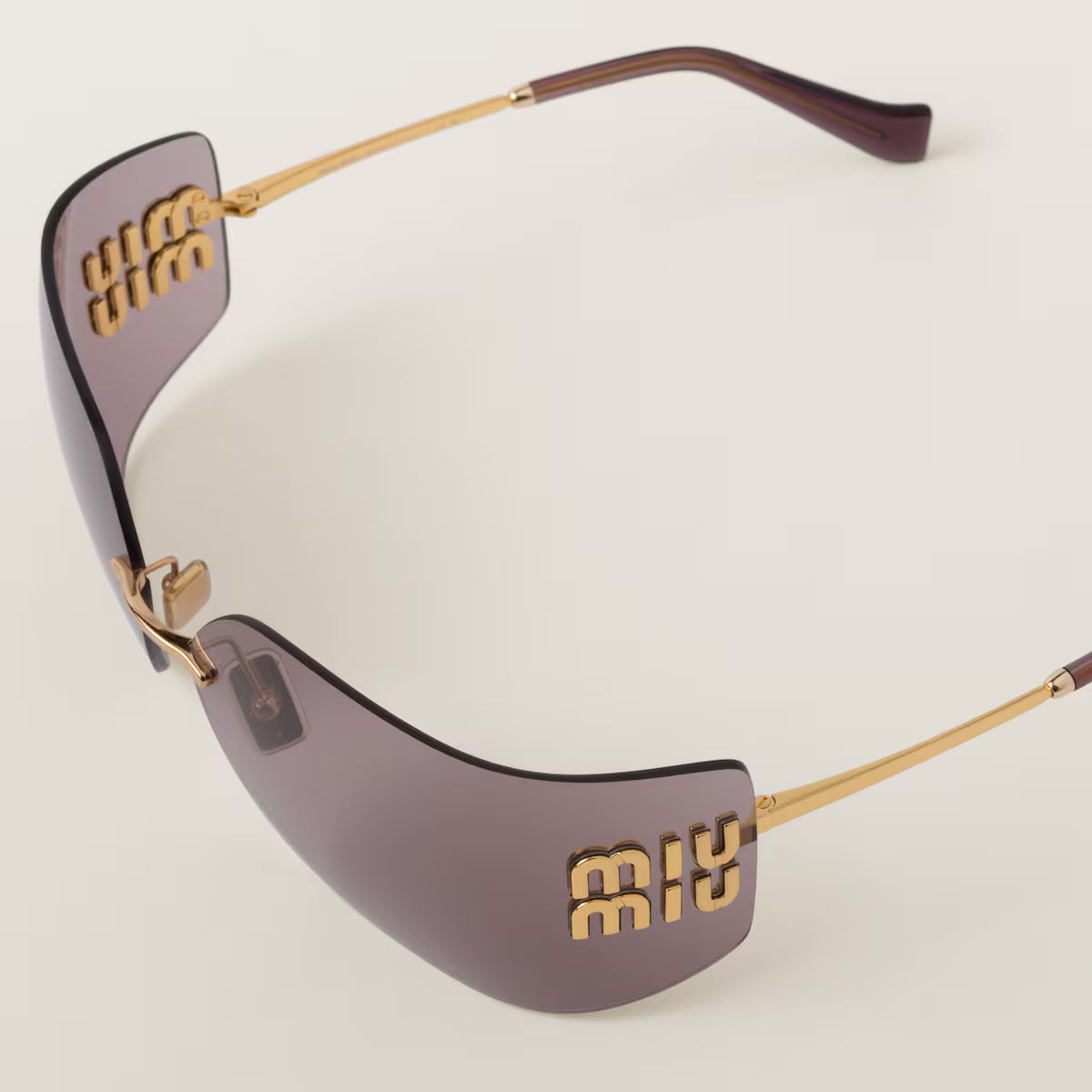 Sonnenbrille Aube mit Malvenfarbene Gläser große Ausführung