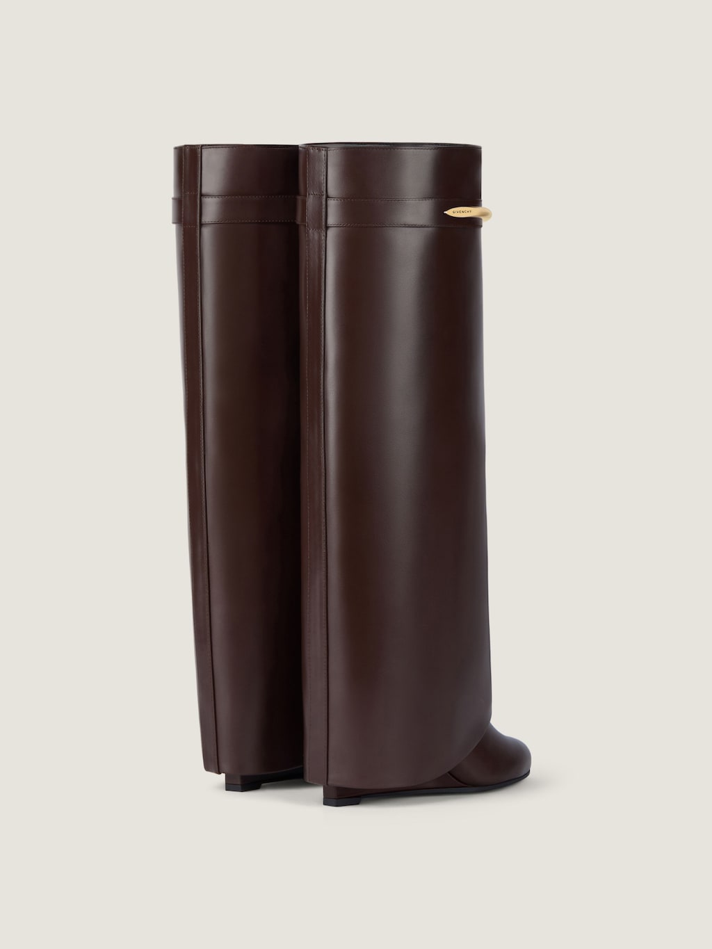 Stiefel Shark aus Leder in Ebenholzbraun