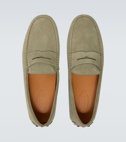 Gommino Loafer aus Suede Grün