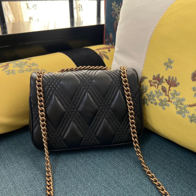 Small Quiltie 67 Schultertasche Schwarz