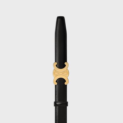 Triomphe Schnalle & Wendegürtel 25 mm Braun für Damen