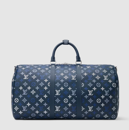 Keepall Bandoulière 50 Monogram Shadow Navy