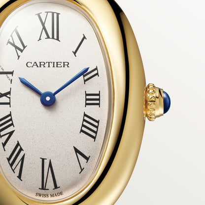 Baignoire Uhr kleines Modell aus Gold
