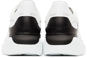 White Dropped Heel Counter Oversized Sneakers