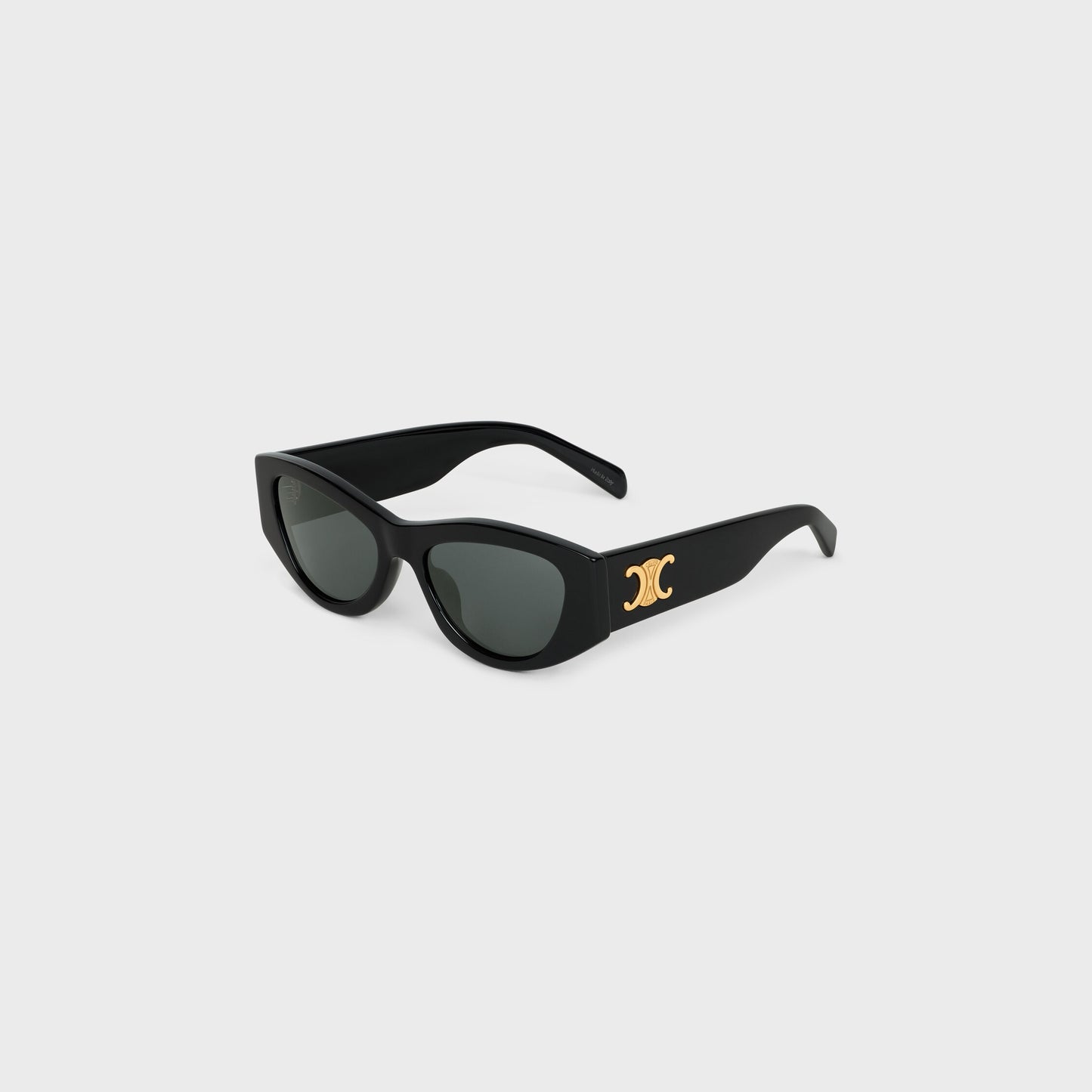 Triomphe 15 Sonnenbrille aus schwarzem Acetat für Damen