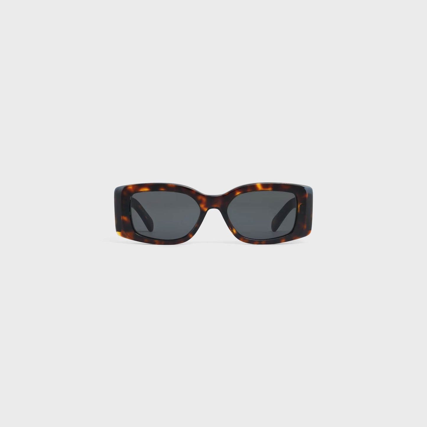 Triomphe XL 01 Sonnenbrille aus Acetat in Rot-Havanna für Damen