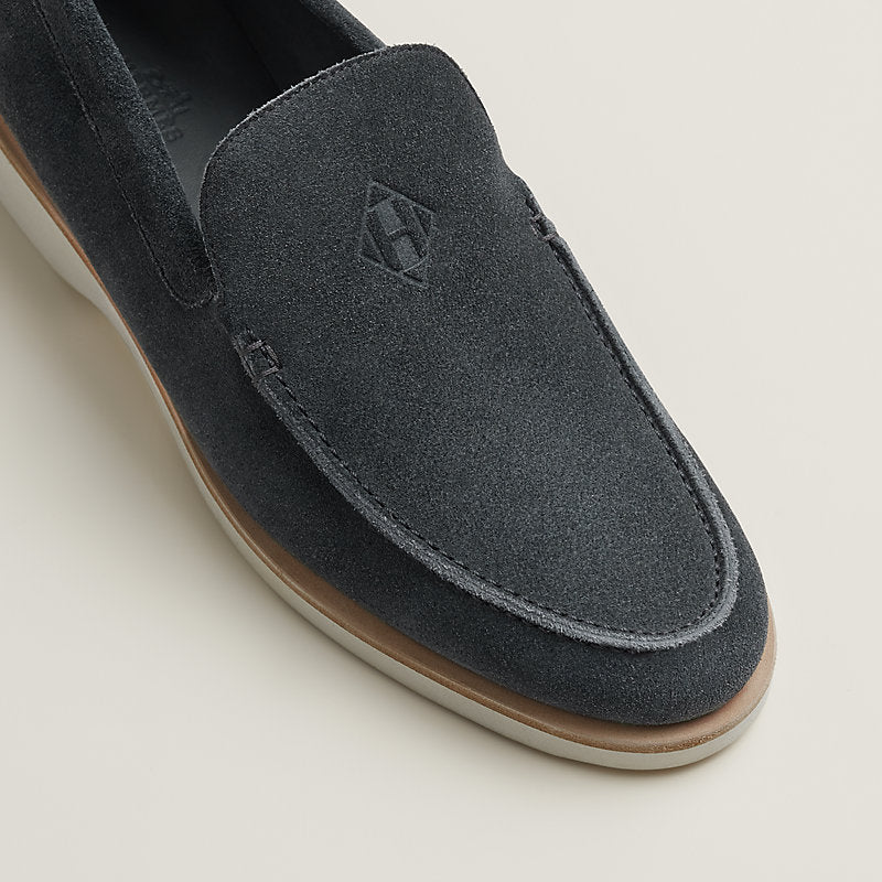 Low Loafer Dunkelgrau Wildleder