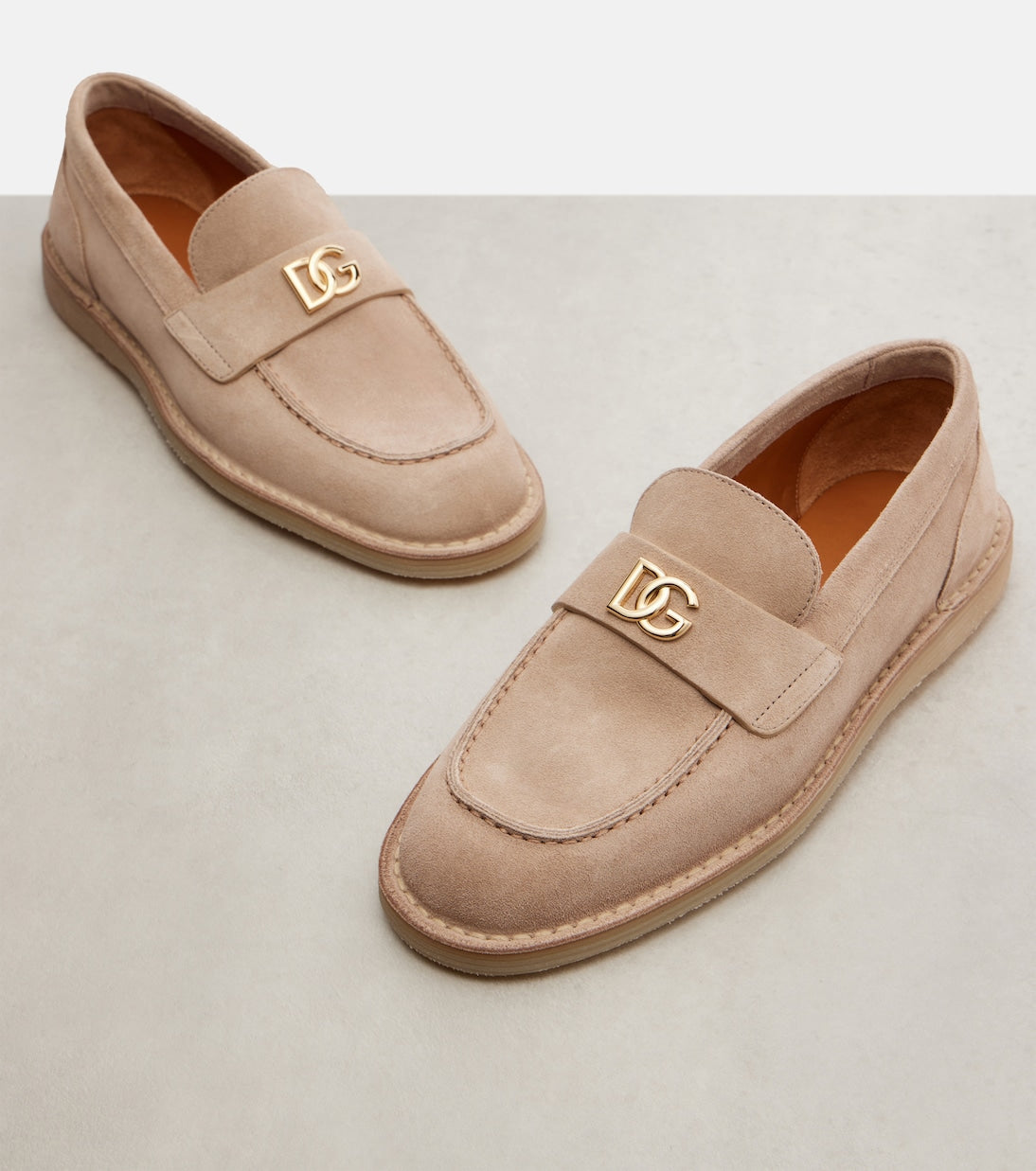 DG Loafer aus Suede Beige