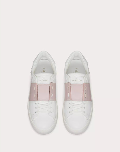 Sneaker Open aus Kalbsleder Rosa