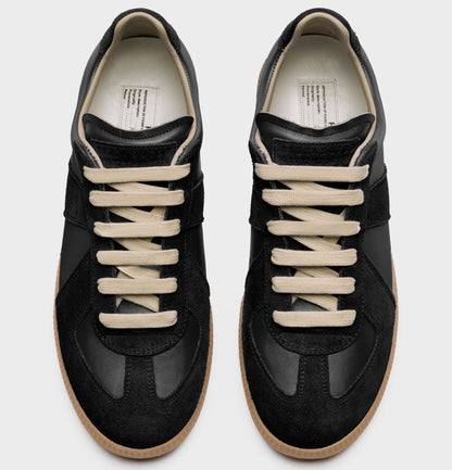 Replica Sneakers aus Nappaleder und Wildleder mit Honey-Sohle